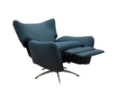Diva Pushback Recliner Chair - Blue