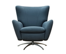 Diva Pushback Recliner Chair - Blue