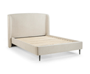 Eden 4ft6 Boucle Double Bed - Ivory