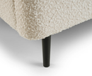 Eden 4ft6 Boucle Double Bed - Ivory