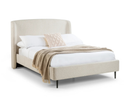 Eden 4ft6 Boucle Double Bed - Ivory