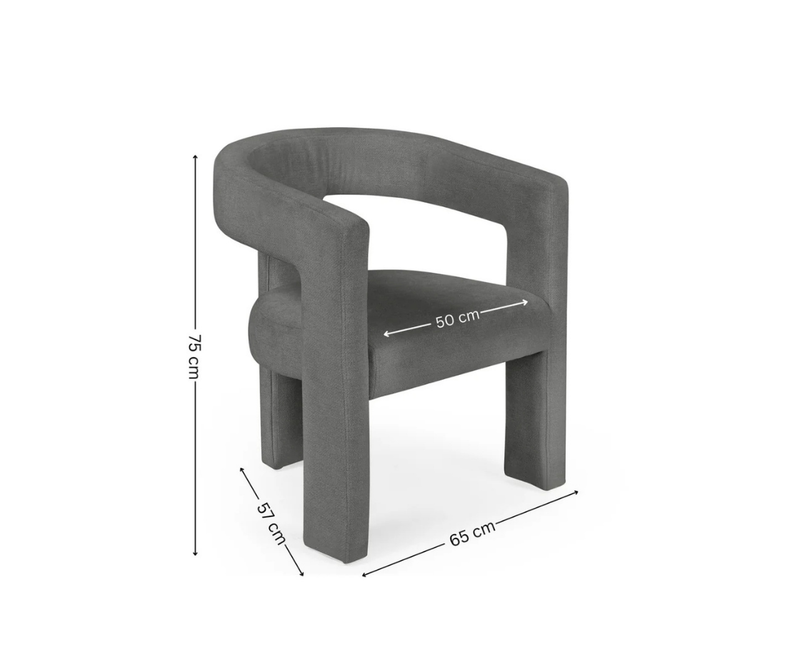 Elara Dining Chair - Grey