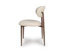 Etta Dining Chair - Taupe PU Leather