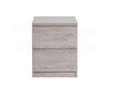 Europa  2 Drawer Bedside Grey Oak