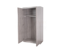 Europa 2 Door Wardrobe - Grey Oak