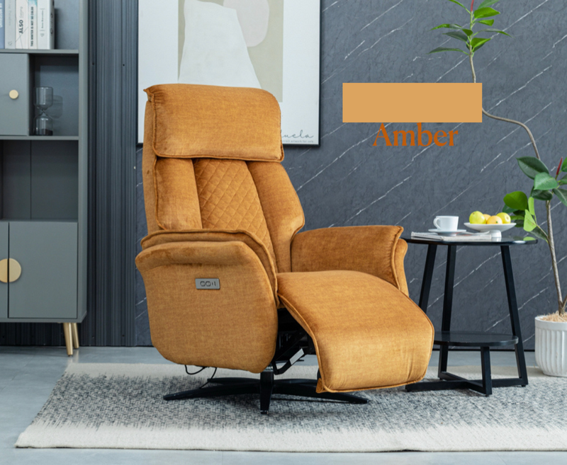 Evoque Electric Swivel Chair - Amber