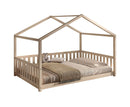 Dally House Bed 140 × 200 cm - Natural