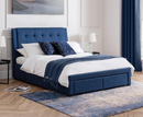 Fullerton 4ft6 Drawer Bed Frame - Blue