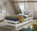 Funkie Bed 90x200 cm - Natural / White