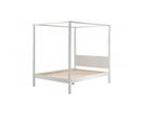 Funkie Canopy 140cm Bed  - White