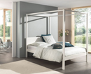 Funkie Canopy 140cm Bed  - White