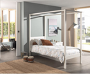 Funkie Canopy 90cm Bed  - White