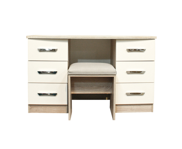 Galao Dressing Table Single Pedestal