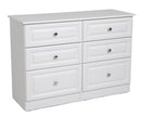 Greystones 6 Drawer Chest (3 beside 3)