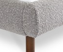 Hannah 4ft6 Boucle Double Bed - Grey