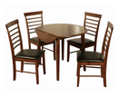 Hanover Round Dining Table leaf Dark