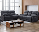 Harlie 3 Seater Electric Reclining Sofa - Dark Grey