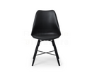 Harri Dining Chair - Black Seat & Black Legs