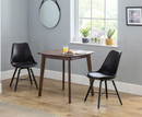 Harri Dining Chair - Grey Seat & Black Legs