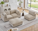 Heaven Footstool - Biscuit