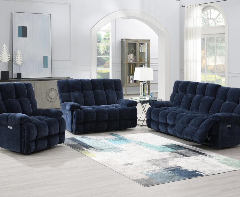 Homely 3 Seater Reclining Sofa