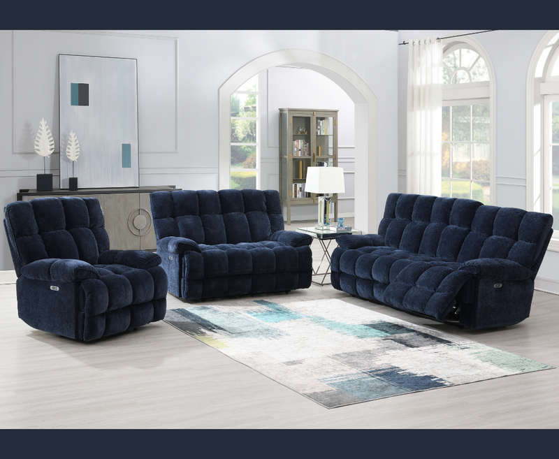 Homely 3+1+1 Reclining Sofa Set
