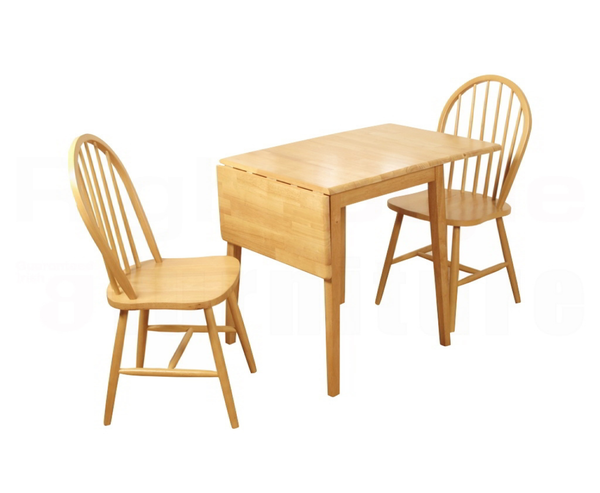 Honey Drop Leaf Dining Table - Light Oak