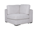 Aurori Corner Arm Sectional Unit Sofa - Light Grey