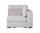 Aurori Corner Arm Sectional Unit Sofa - Light Grey