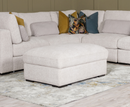 Aurori Storage Ottoman - Light Grey