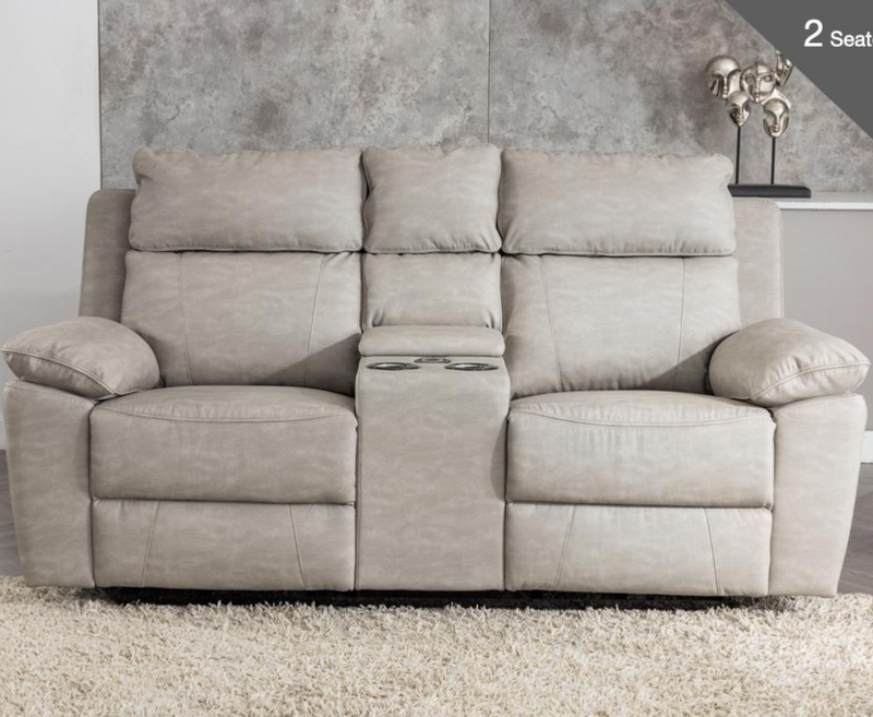 Huntington 3+2+1 Seater Electric Sofa Set - Silver
