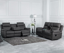 Hunter 3+2+1 Seater Electric Set - Dark Grey