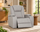 Jesse 2+1+1 Seater Console Electric Reclining Sofa Set - Pearl