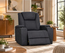 Jesse 3+2+1 Seater Electric Reclining Sofa Set - Graphite