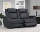 Jesse 2 Seater Electric Reclining Sofa - Graphite