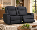 Jesse 3+2+1 Seater Electric Reclining Sofa Set - Graphite