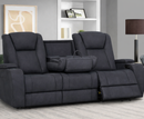 Jesse 3 Seater Electric Reclining Sofa - Graphite