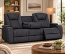 Jesse 3+1+1 Seater Electric Reclining Sofa Set - Graphite