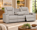 Jesse 3+1+1 Seater Electric Reclining Sofa Set - Pearl