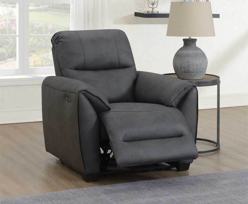 Jordie 2.5+1+1 Seater Electric Reclining Sofa Set - Dark Grey