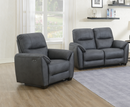 Jordie 1 Seater Electric Reclining Sofa | Armchair - Dark Grey