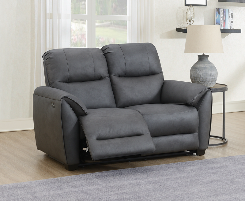 Jordie 2.5+2+1 Seater Electric Reclining Sofa Set - Dark Grey