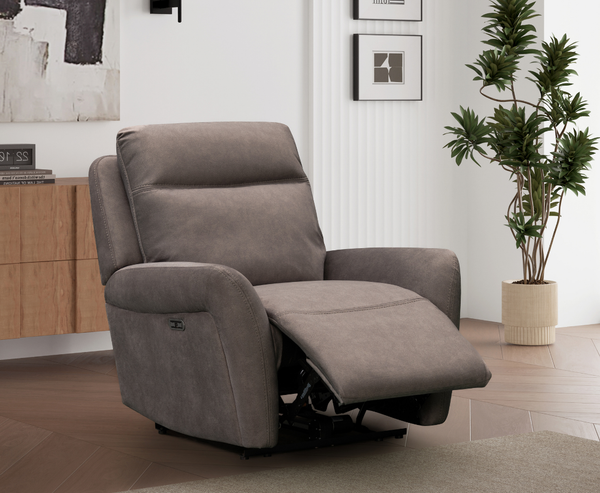 Kilkee 3+2+1 Seater Electric Sofa Set - Elephant