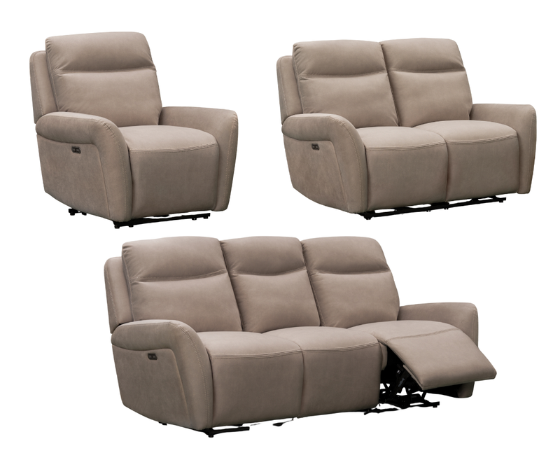 Kilkee 3+2+1 Seater Electric Sofa Set - Oyster