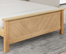Kenya 6ft Superking Bed Frame - Light Oak