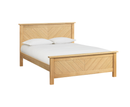 Kenya 6ft Superking Bed Frame - Light Oak
