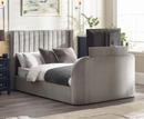 Klay 6ft Side Lift Ottoman TV Bed - Light Grey