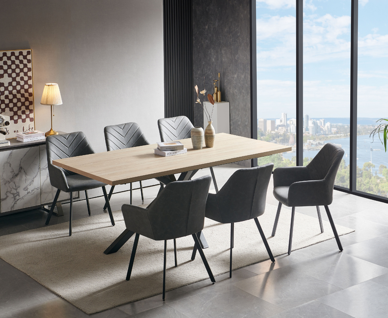 Krista Dining Chair - Grey