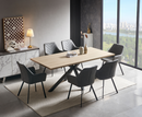 Krista 1.6m Dining Table 7PC Set - Light Oak