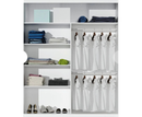 Landan 1.5m Slide robe - Wotan Oak